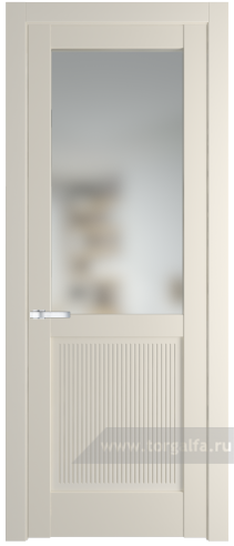 Дверь со стеклом ProfilDoors 2.2.2PM Матовое (Кремовая Магнолия (RAL 120-04))