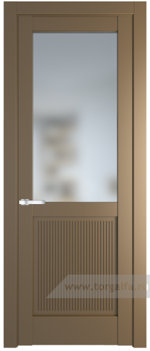 Дверь со стеклом ProfilDoors 2.2.2PM Матовое (Перламутр золото)