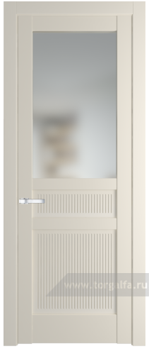 Дверь со стеклом ProfilDoors 2.3.2PM Матовое (Кремовая Магнолия (RAL 120-04))