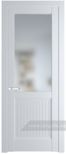 Дверь со стеклом ProfilDoors 3.2.2PM Матовое (Вайт (RAL 110 96 02))