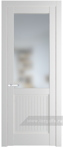 Дверь со стеклом ProfilDoors 3.2.2PM Матовое (Крем Вайт (RAL 120-02))