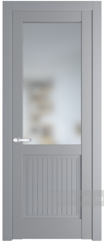 Дверь со стеклом ProfilDoors 3.2.2PM Матовое (Смоки (RAL 870-02))