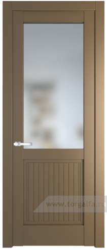 Дверь со стеклом ProfilDoors 3.2.2PM Матовое (Перламутр золото)