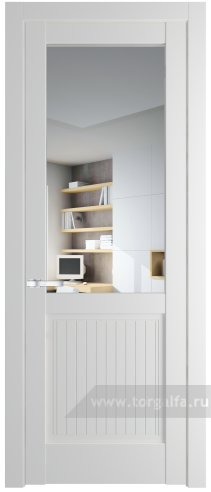 Дверь со стеклом ProfilDoors 3.2.2PM Прозрачное (Крем Вайт (RAL 120-02))
