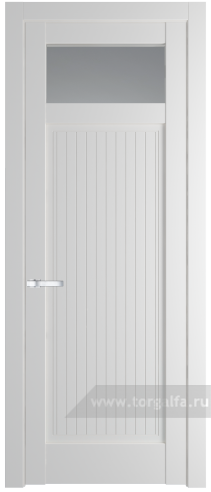 Дверь со стеклом ProfilDoors 3.3.2PM Прозрачное (Крем Вайт (RAL 120-02))