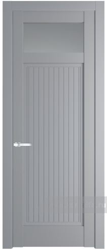 Дверь со стеклом ProfilDoors 3.3.2PM Прозрачное (Смоки (RAL 870-02))