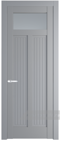 Дверь со стеклом ProfilDoors 3.4.2PM Матовое (Смоки (RAL 870-02))