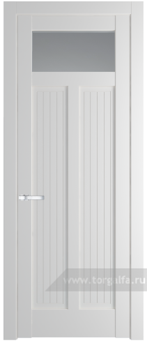 Дверь со стеклом ProfilDoors 3.4.2PM Прозрачное (Крем Вайт (RAL 120-02))