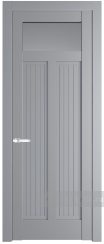 Дверь со стеклом ProfilDoors 3.4.2PM Прозрачное (Смоки (RAL 870-02))