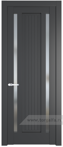 Дверь со стеклом ProfilDoors 3.5.1PM Матовое (Графит (Pantone 425С))