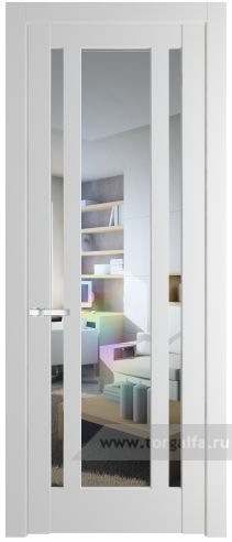 Дверь со стеклом ProfilDoors 3.5.2PM Прозрачное (Крем Вайт (RAL 120-02))