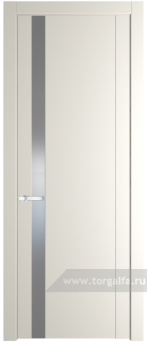 Дверь со стеклом ProfilDoors 1.2P Lacobel Серебряный лак (Перламутр белый)