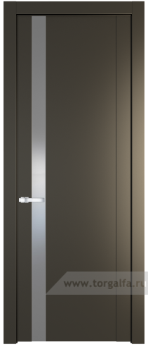 Дверь со стеклом ProfilDoors 1.2P Lacobel Серебряный лак (Перламутр бронза)