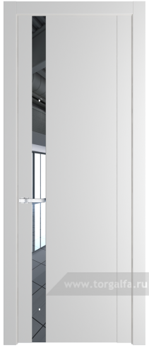Дверь со стеклом ProfilDoors 1.2P Зеркало (Крем Вайт (RAL 120-02))