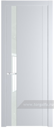 Дверь со стеклом ProfilDoors 1.2P Lacobel Белый лак (Вайт (RAL 110 96 02))