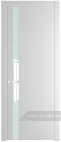 Дверь со стеклом ProfilDoors 1.2P Lacobel Белый лак (Крем Вайт (RAL 120-02))