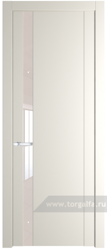 Дверь со стеклом ProfilDoors 1.2P Lacobel Перламутровый лак (Перламутр белый)