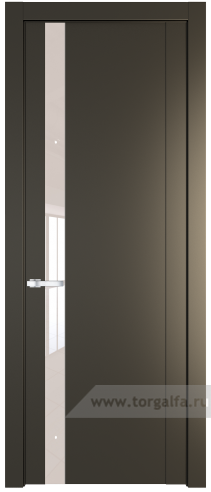 Дверь со стеклом ProfilDoors 1.2P Lacobel Перламутровый лак (Перламутр бронза)