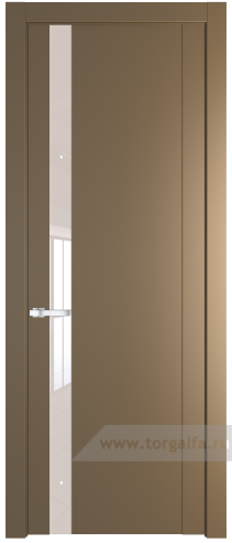 Дверь со стеклом ProfilDoors 1.2P Lacobel Перламутровый лак (Перламутр золото)