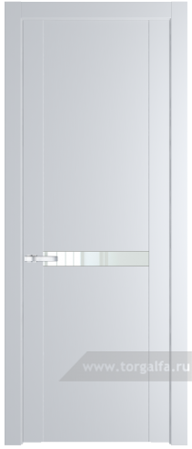 Дверь со стеклом ProfilDoors 1.4P Lacobel Белый лак (Вайт (RAL 110 96 02))