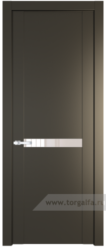 Дверь со стеклом ProfilDoors 1.4P Lacobel Перламутровый лак (Перламутр бронза)