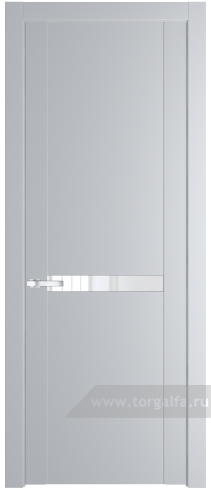 Дверь со стеклом ProfilDoors 1.4P Лак классик (Лайт Грей (RAL 870-01))