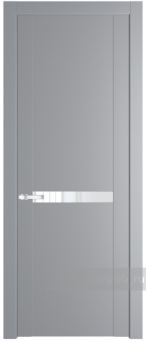 Дверь со стеклом ProfilDoors 1.4P Лак классик (Смоки (RAL 870-02))