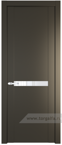 Дверь со стеклом ProfilDoors 1.4P Лак классик (Перламутр бронза)