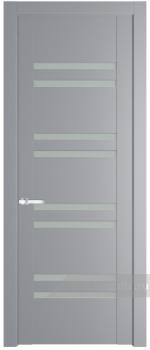 Дверь со стеклом ProfilDoors 1.6P Матовое (Смоки (RAL 870-02))