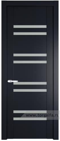 Дверь со стеклом ProfilDoors 1.6P Матовое (Нэви Блу (RAL 7016))