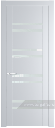 Дверь со стеклом ProfilDoors 1.6P Белый триплекс (Вайт (RAL 110 96 02))
