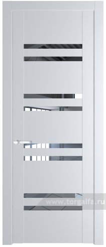 Дверь со стеклом ProfilDoors 1.6P Прозрачное (Вайт (RAL 110 96 02))