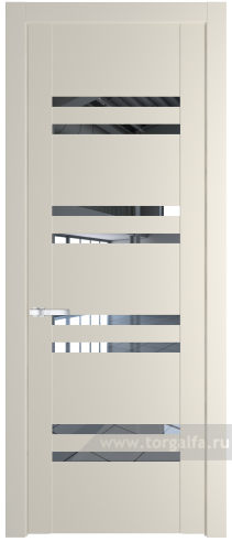 Дверь со стеклом ProfilDoors 1.6P Прозрачное (Кремовая Магнолия (RAL 120-04))