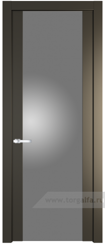 Дверь со стеклом ProfilDoors 1.7P Lacobel Серебряный лак (Перламутр бронза)