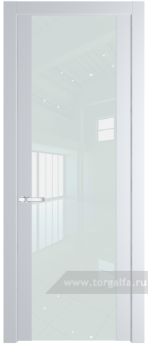 Дверь со стеклом ProfilDoors 1.7P Lacobel Белый лак (Вайт (RAL 110 96 02))