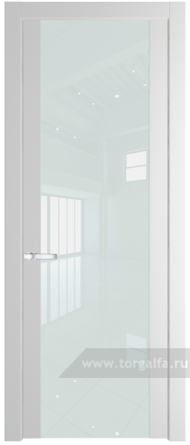 Дверь со стеклом ProfilDoors 1.7P Lacobel Белый лак (Крем Вайт (RAL 120-02))