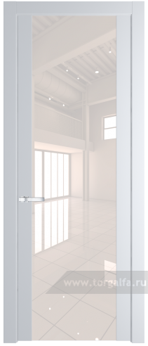 Дверь со стеклом ProfilDoors 1.7P Lacobel Перламутровый лак (Вайт (RAL 110 96 02))