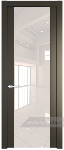 Дверь со стеклом ProfilDoors 1.7P Lacobel Перламутровый лак (Перламутр бронза)