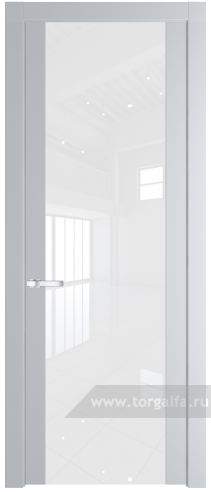 Дверь со стеклом ProfilDoors 1.7P Лак классик (Лайт Грей (RAL 870-01))