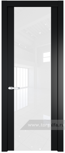 Дверь со стеклом ProfilDoors 1.7P Лак классик (Блэк)
