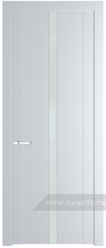 Дверь со стеклом ProfilDoors 1.8P Lacobel Белый лак (Вайт (RAL 110 96 02))