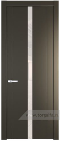 Дверь со стеклом ProfilDoors 1.8P Lacobel Перламутровый лак (Перламутр бронза)