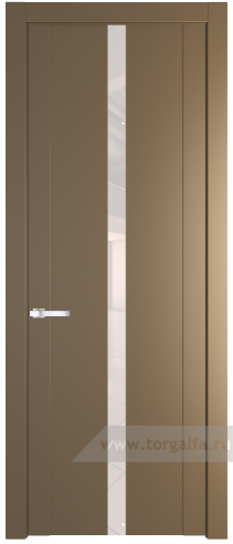 Дверь со стеклом ProfilDoors 1.8P Lacobel Перламутровый лак (Перламутр золото)