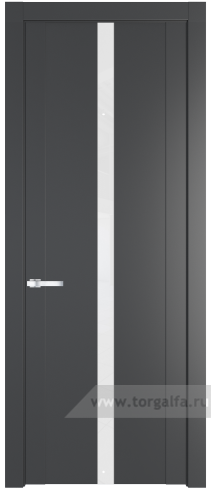 Дверь со стеклом ProfilDoors 1.8P Лак классик (Графит (Pantone 425С))