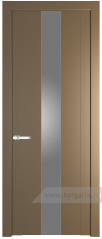 Дверь со стеклом ProfilDoors 1.9P Lacobel Серебряный лак (Перламутр золото)