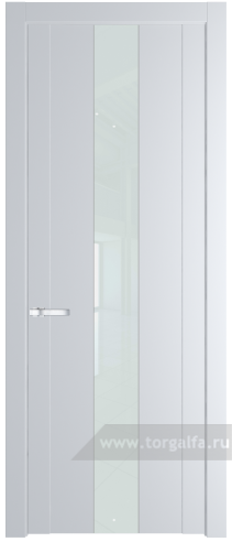 Дверь со стеклом ProfilDoors 1.9P Lacobel Белый лак (Вайт (RAL 110 96 02))