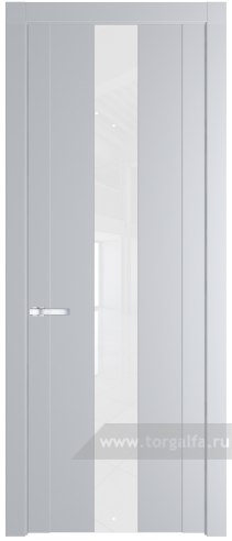 Дверь со стеклом ProfilDoors 1.9P Лак классик (Лайт Грей (RAL 870-01))