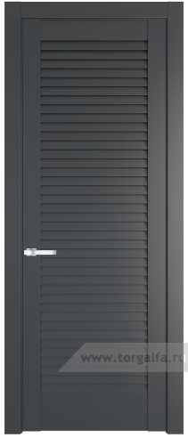 Глухая дверь ProfilDoors 1.10P (Графит (Pantone 425С))