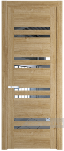 Дверь со стеклом ProfilDoors 1.6N Прозрачное (Дуб Карамель)