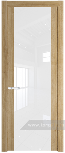 Дверь со стеклом ProfilDoors 1.7N Лак классик (Дуб Карамель)